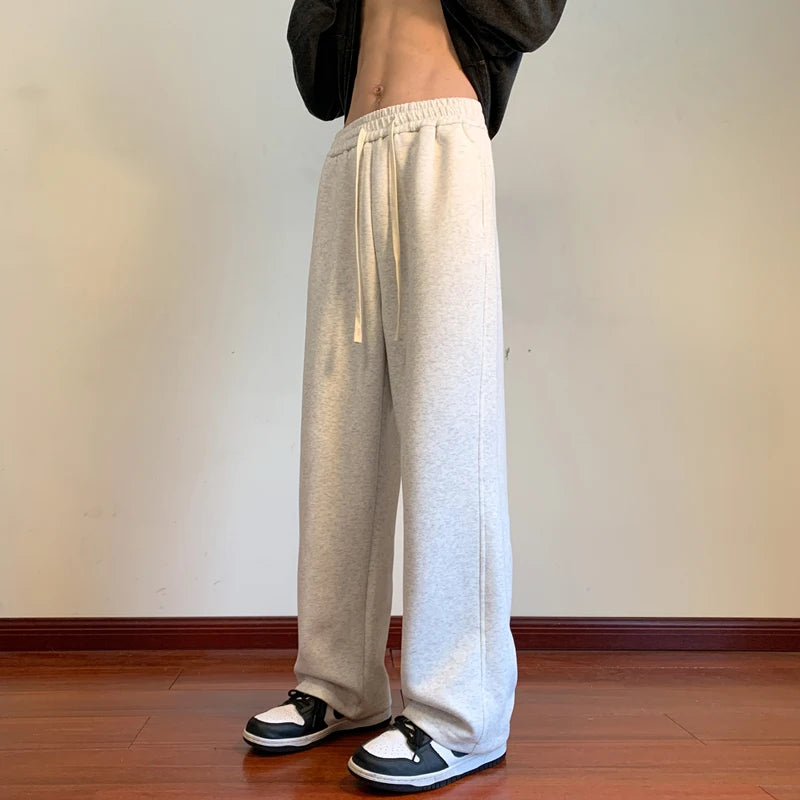 Bonsir Spring Summer Sweatpants Men Straight Casual Pants Male Korean bonsir
