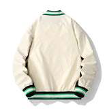 Bonsir spring new men's tide brand baseball uniform ins large size loose men's casual jacket trend all-match couple jacket