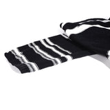 Bonsir Winter Sweater for Men Japanese Trendy Striped Knit Top Design Round Collar Long Sleeve Women Pullover Versatile Autumn