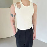 Bonsir Mens Casual Hollow Tight Shoulder Strap Design Vest New Genderless Streetwear Trendy Nightclub Shaping Sexy Top Unisex