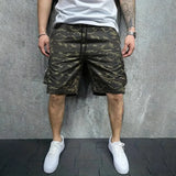 BONSIR  -  High Street New Fitness Harajuku Camouflage Shorts Overalls Sports Casual Fashion Cargo Pants Summer Teenagers Men's Shorts