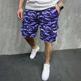 BONSIR  -  High Street New Fitness Harajuku Camouflage Shorts Overalls Sports Casual Fashion Cargo Pants Summer Teenagers Men's Shorts