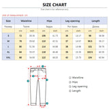 BONSIR  -  Autumn New Men's Black Denim Wide-leg Pants Streetwear Straight Loose Elastic Waist Jeans Korean Style Trousers Male