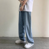 Bonsir Summer thin men jeans men's fashion famous brand versatile loose straight Summer pants clothes streetwear hiphop denim