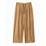men fall outfits casual Japanese Retro Ins Corduroy Loose Wide-Leg Pants Men's High Street Hong Kong Style Tooling Straight Casual Trousers