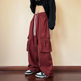 mens outfit inspiration American Retro High Street Overalls Men's Ins Retro Loose Casual Pants Spring and Autumn Ruan Handsome Straight Pants