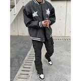 men’s style High Street Functional Style Trousers Zipper Micro Flared Pants Men's Street Casual All-Match Fashion Pants