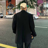 Spring and Autumn Solid Color Suit Jacket Men's Casual All-Matching High-End Sense Ruan Shuai Hong Kong Style Loose Handsome Korean Style Suit