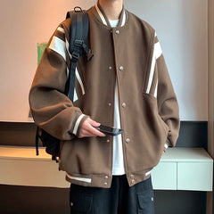 Bonsir Baseball Uniform Outwear Spring & Fall New Arrival Casual Sports Top American High Street Fashionable Handsome Pilot Jacket