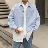 men’s fashion Casual Suit Men's Spring and Autumn Long Jacket Loose Two-Piece Men's Sleeveless Jacket
