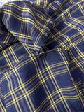 BONSIR  -  Long sleeve plaid shirt men's retro new trend in spring and autumn loose casual Joker coat shirt