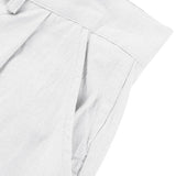 BONSIR  -  New American Style Business Men Suit Pants Light Luxury Leisure Linen Straight Pants Urban Fashion High Quality Loose Trousers