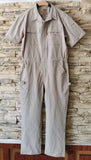 BONSIR  -  Faionable ort Sve Overall Workwear for Men Lightweight Bubble Cotton Blend Fabric Fac Workop orms