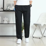 BONSIR  -  2024 New Spring/Summer Fashion Brand Solid Color Multi Pocket Youth Pants Loose and Versatile Simple Large Men's Casual Pants
