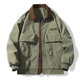 BONSIR  -  Men's Winter Jacket  Vintage  Windbreaker for Boy Tracksuit  Women‘s ’Overcoat  with Big Pockets