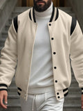 BONSIR  -  New Loose American Trendy Brand Baseball Jersey Coat Men Fashion Bomber Jacket Men's Casual Plus Size Streetwear Jackets