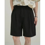 BONSIR  -  Summer Suit Shorts Men Fashion Society Mens Black Dress Shorts Korean Business Casual Shorts Mens Office Formal Shorts M-2XL
