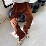 Bonsir Autumn Winter New Corduroy High Quality Pants Men Business Casual Pants Loose Straight Corduroy Long Trousers Male L30