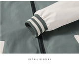 BONSIR  -  Autumn Bomber Jacket Men Plus Size Streetwear Slim Fit Baseball Collar Jackets Coats Casual Outwear Clothing Tops