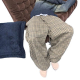 BONSIR  -  plaid pants men's spring and autumn style lazy and relaxed outfit American tall wide-leg extended trousers