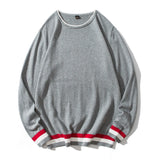 BONSIR  -  Autumn Knitted Sweater Men Korean Fashion Pullovers Long Sleeve Man Kintwear Sweatshirt Sweaters Men Clothing Pullover Top