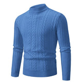 BONSIR  -  Knitted Cashmere Men's Sweater Round Neck Pullover 2025 Autumn New Knitted Jacquard Sweater Base Sweater Men's Clothing
