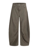 BONSIR  -  American High Street Waed Wide Leg Straight Cut Jeans Men Women Vintage Street Faion Loose Casual Trousers