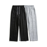BONSIR  -  Autumn New Men's Baggy Sweatpants Korean Fashion Streetwear Straight Wide Pants Casual Harajuku Solid Color Male Trousers