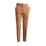 Bonsir Summer Embroidered Business Formal Pants Men Korean Style Slim Office Social Suit Pants High Quality Streetwear Ankle Pants