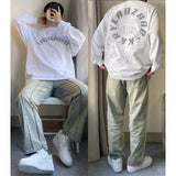 Bonsir New Hip-hop Street Letters Printed Cotton Long-sleeved T-shirt Men's Fall Bottoming Shirt Fashion Trend Loose Tops Men Clothing