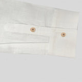 BONSIR  -  Summer New Casual Mens Linen Shirts Long Sleeve Loose Breathable Shirt Vintage Turn-down Collar Buttoned Men Shirt Cardigan
