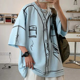 BONSIR  -  Summer 2025 Oversized Streetwear Large Men Graphic Printed T-shirts Summer Casual Cotton Hip Hop Tee Trend Male Tops Harajuku