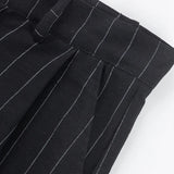 BONSIR  -  New American Style Business Striped Men Suit Pants Light Luxury Leisure Linen Straight Pants Urban Fashion High Quality Trousers