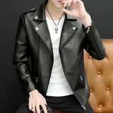 Bonsir Casual Slim Fit Men's Suit Jackets Thin Coat New In Fashionable Handsome Classic High Quality Male Leather Blazer Elegant Loose
