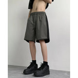 Bonsir Summer Thin Running Shorts for Men Casual Jogging Sport Short Pants Patchwork Drawstring Quick Dry Sports Shorts