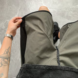 Bonsir Summer Thin Running Shorts for Men Casual Jogging Sport Short Pants Patchwork Drawstring Quick Dry Sports Shorts