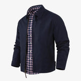 BONSIR  -  European and American Popular Fashionable Comfortable Multi Pocket Jacket for Men's Casual Pure Cotton Lapel Windproof Jacket