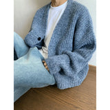 BONSIR  -  American fashion brand high-end sweater jacket Maillard retro wool cardigan knitted top men jersey for women