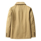 BONSIR  -  Spring Autumn Men's Bomber Jackets Man Army Cotton Tactical Hiking Cargo Coats Mens Windbreaker Business Jackets Clothing
