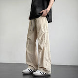 BONSIR  -  Four Seasons Loose Work  Style Casual Pants for Men New Youth Straight Wide Leg Trendy Brand Versatile Sport Trousers Joggers