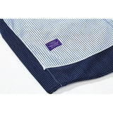 BONSIR  -  Striped Contrasting Color Men's Short Sleeved Shirt Japanese Lapel Versatile Male Blouse Summer Thin Loose Casual Top