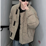 Bonsir 90s Streetwear Autumn Winter New Winter Clothing Cotton Clothing American Retro High-end Loose Cotton Clothing