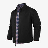 BONSIR  -  European and American Popular Fashionable Comfortable Multi Pocket Jacket for Men's Casual Pure Cotton Lapel Windproof Jacket