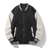 BONSIR  -  Autumn Bomber Jacket Men Plus Size Streetwear Slim Fit Baseball Collar Jackets Coats Casual Outwear Clothing Tops