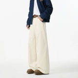 BONSIR  -  Maillard pants men's autumn and winter American retro trendy brand loose wide-leg pants handsome casual large size work pants