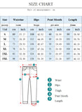 Bonsir High Street Retro Casual Large Pocket Overalls Men's and Women's New  High  Waist Loose Four Seasons Straight Wide Leg Pants 3XL