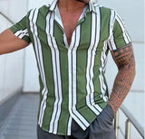 BONSIR  -  New Summer Leisure Hot Selling Print Hawaiian Short Sleeved Shirt for Men's Vacation At The Beach