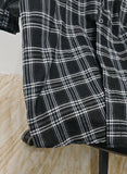 BONSIR  -  Checkered short sleeved shirt for men's summer new trend brand trendy casual loose versatile shirt top jacket