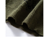 BONSIR  -  Autumn Winter Men's O-Neck Sweater Casual Men Warm Cashmere Knitted Pullover Men Classic Loose Knitwear Sweaters Clothing