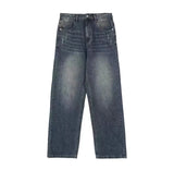 Bonsir American retro denim suit men spring autumn new styles washed worn casual and fashion two-piece set